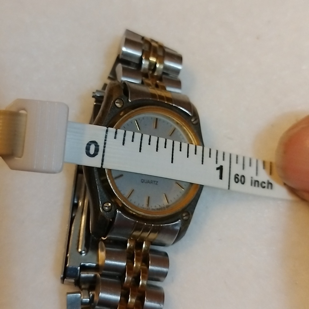 Vintage Wakmann Quartz Speidel Watch Two tone gold &Stainless steel Hong Kong - Picture 8 of 8